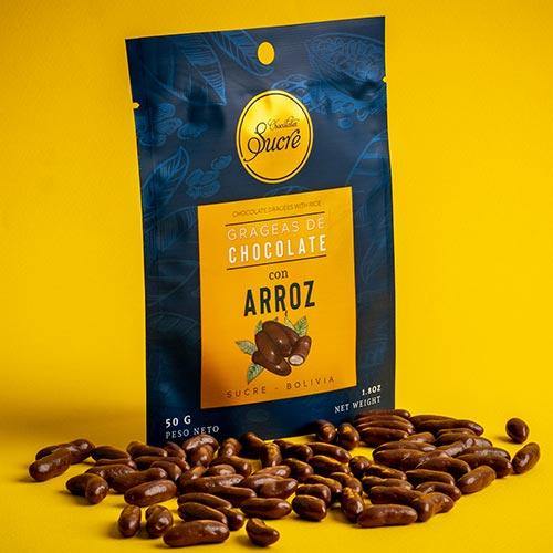 Gragea de Chocolate con Arroz - Chocolates Sucre